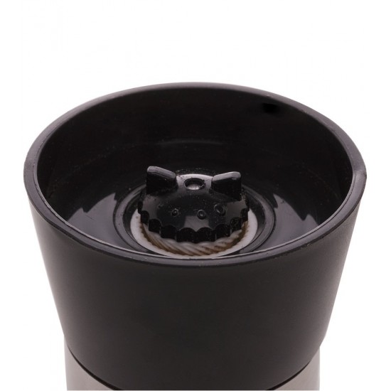 Moedor de Tempero 170ml de Vidro Com Tampa Preta
